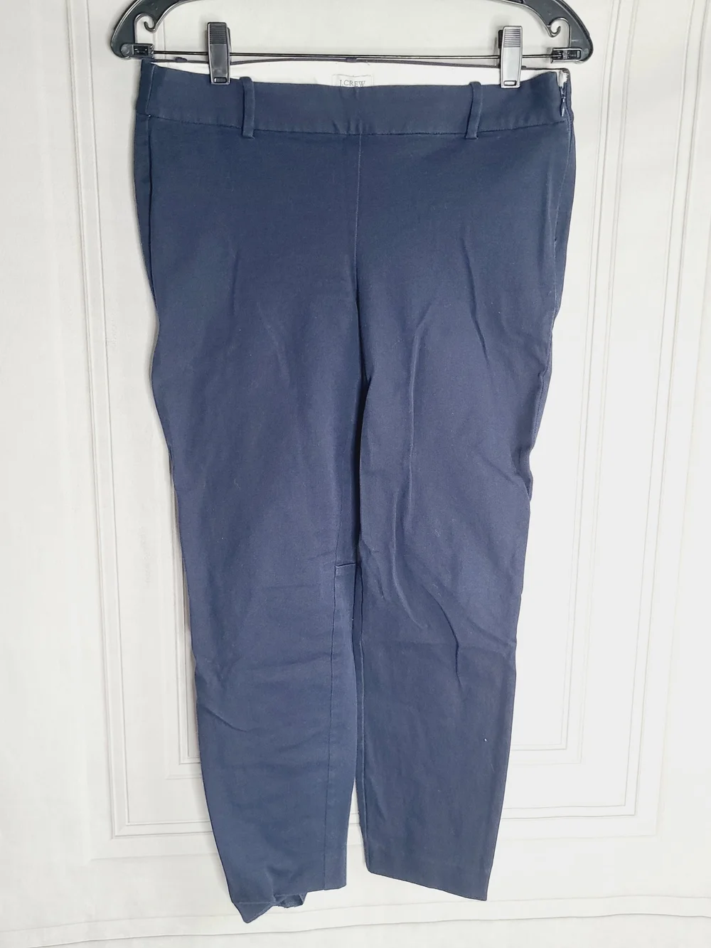 J. Crew Navy Slim Ponte Ankle Pants
